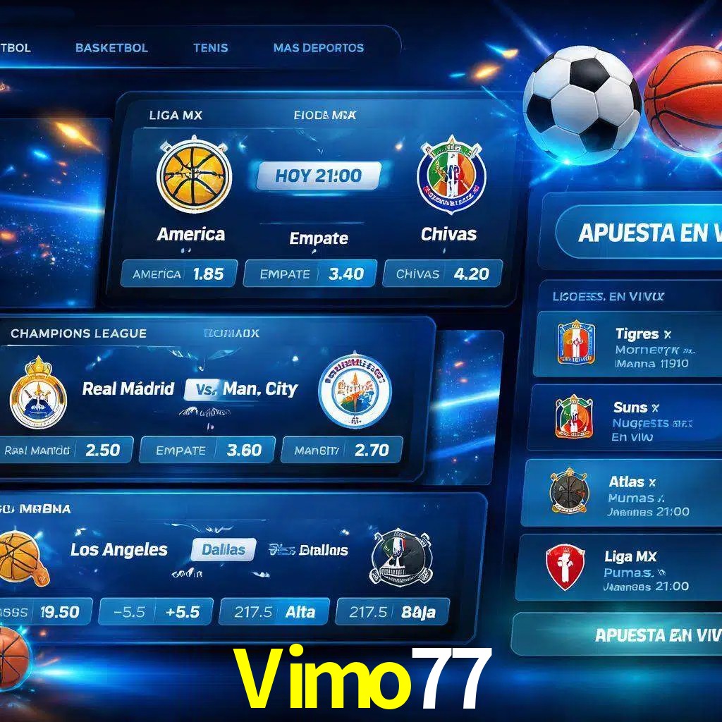 Mercados de apuestas deportivas Vimo77 para jugadores en México