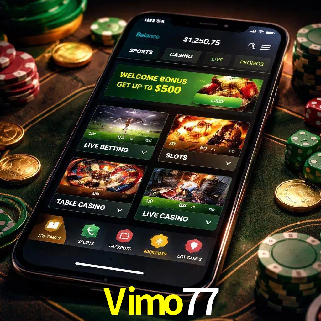 Diseño de juegos móviles Vimo77 para usuarios en México