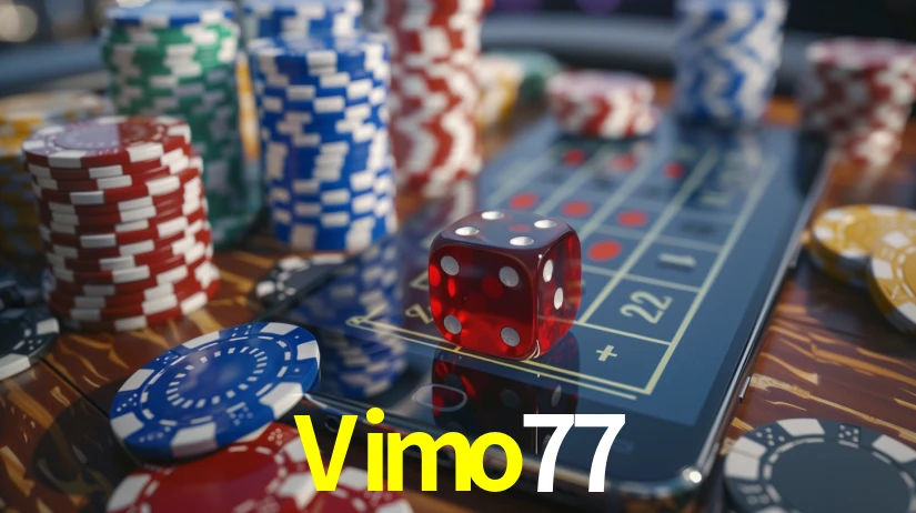 Interfaz de la app móvil Vimo77 en un smartphone moderno