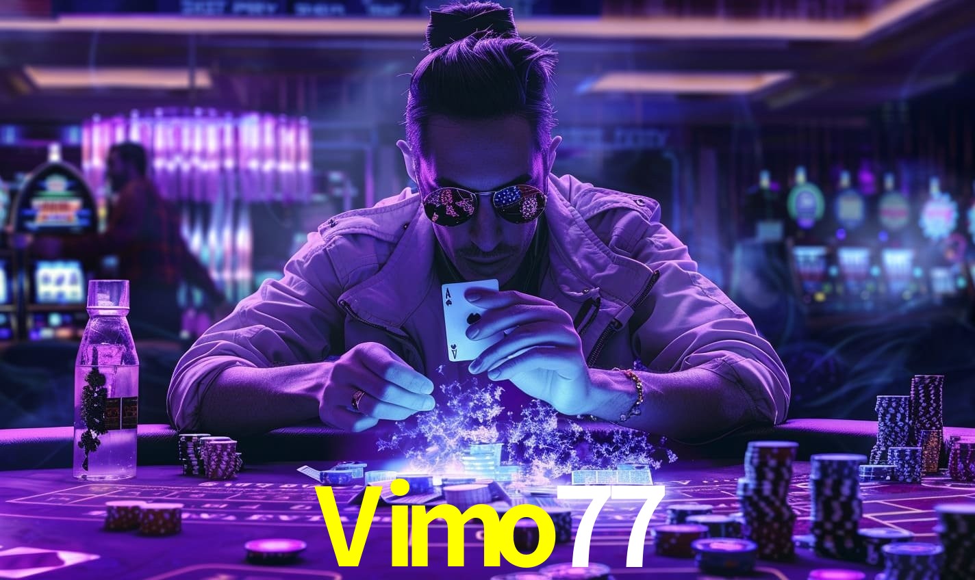 Página principal de Vimo77 Casino con juegos en vivo y tragamonedas para México
